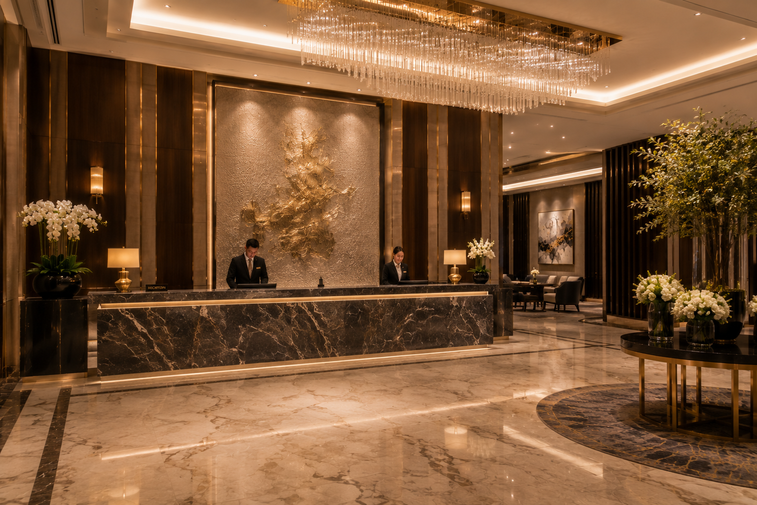 8. Hotel Reception Front Desk